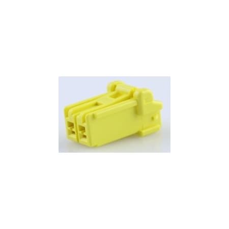 Molex CP 3.3 W/W CONN SglRw Rec Hsg YELLOW 2P 504693-0203